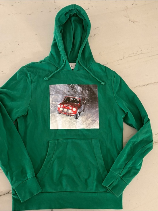 MINI Cooper Limited Edition Hoodie # 91/1000 Rally Graphic Green Size S